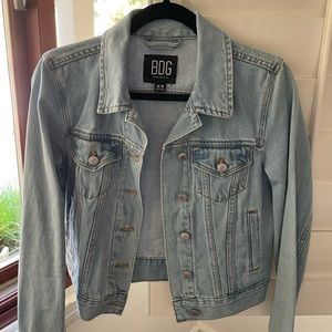 urban outfitters light denim jacket